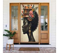 Decorazioni per porte - Stampa di classe per libreria n. 7 striscioni per porte primaverili ed estive per davanti, per autunno e inverno, sfondo da appendere per esterni e interni, decorazione da