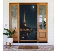 Decorazioni per porte - Stampa Eiffel primavera estate notte Eiffel n. 39 striscioni per porta per davanti, cartello invernale autunnale, sfondo da appendere per esterni e interni, decorazione da