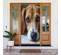 Decorazioni per porte - Stampa moderna Beagle bronzo n. 53 banner per porta autunno inverno per davanti, cartello primaverile estivo da appendere per esterni e interni, decorazione da parete, 1,8 x