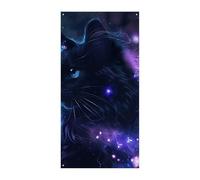 Decorazioni per porte viola e blu lucciole banner di benvenuto decorazioni per porte da parete porta anteriore appeso sfondo banner per interni ed esterni forniture per feste di anniversario