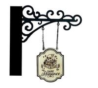 Decorazioni per scaffali di libri - 8.27x7.48in Sign di tworm, per la lettura, placca d'arte murale | Regalo di amante dei libri di Halloween per gli insegnanti studenti, bibliotecario della