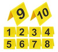 Decorazioni Per Scena Del Crimine,Accessori Investigativi Per Mistero | Targhette Acriliche Numerate 10 Pezzi Oggetti Scherzo Per Bambini Festa Halloween Tema Investigativo Gioco Enigmistica Casa