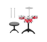 decorazioni per Set di batteria Mini set di batteria 3D strumento musicale in miniatura accessori per la casa fatti a mano mini ornamenti