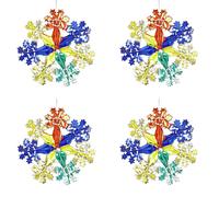 Decorazioni Per Soffitto In Alluminio Multicolore Di Natale - Scegli Design