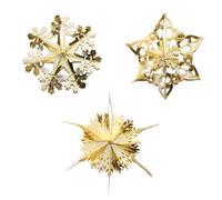 Decorazioni Per Soffitto In Foil Natalizie Oro / Avorio - Scegli Design