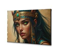 Decorazioni per soggiorno Regina del Nilo: un misterioso racconto di faraone, immagine decorativa su tela per bagno, decorazione da parete (30 x 40 cm)
