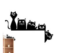Decorazioni per telaio porta gatti d'angolo,Topper per porta gatto - Decorazione porta d'ingresso,Pannello decorativo fatto a Mano, resistente alla ruggine, divertente per gli amanti