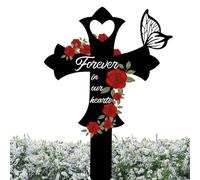 Decorazioni per tombe, paletti commemorativi per cimitero, decorazioni funebri per cimitero impermeabili, decorazioni per cimitero, per farfalle commemorativi esterni, picchetto da giardino