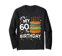 Decorazioni per Torta Funny It's My 60th Birthday 60 Year Old Maglia a Manica