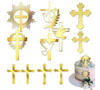 Decorazioni per torte a forma di croce, Acquista ora i nostri esclusivi cake topper - Topper da comunione, Saio prima comunione bambina,Decorazioni per la prima comunione,Topper per torta di comunione