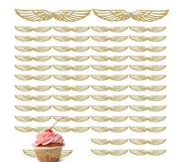 Decorazioni per torte | Decorazione per torta con d'angelo - 50 pezzi di carta per compleanno decorazione da tavola dessert occasione formale
