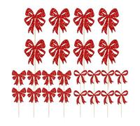 Decorazioni per torte e cupcake, 24 pezzi, classiche | Decorazione natalizia per cupcake, decorazione da tavolo, eventi, riunioni di famiglia, compleanni, feste