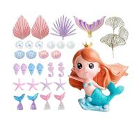 Decorazioni per Tortine a Tema Code Di Pesce Stelle Marine Conchiglie