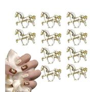 Decorazioni per Unghie 10 Pezzi per Manicure a Forma di Cavallo | Decorazioni Cellulari per Artisti Spose Feste Eventi Speciali Principianti Amanti della Bellezza Studenti Donne Ragazze Casa