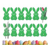 Decorazioni Per Uova Di Pasqua,Organizzatore Riutilizzabile Ad Asciugatura Rapida - Organizzatore Per Forchette Di Pasqua Primaverile Casa | Bambini Festa Ragazzo Tavolo Interno Vacanza Casa Cestino P