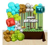 Decorazioni per Videogiochi di Compleanno Palloncini Miner Palloncini per Feste di Videogiochi Tema Decorazione per Feste di Compleanno