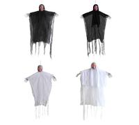 Decorazioni per viso sanguinante di Halloween Ornamento per celebrazione del festival per cortile anteriore giardino finestra Spiriti luminosi viso bambole festa esposizione a tema