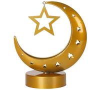 Decorazioni Ramadan Eid Mubarak Moon Table Lampada Ornamenti Ramadan LED Night Light per Casa Decorazioni per Feste del Festival Musulmano Islamico