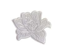 Decorazioni ricamate applicate, Toppe ricamate termoadesive con fiori applicati in tessuto, dimensioni multiple, 14 pezzi(9X11CM)