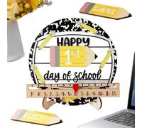Decorazioni riutilizzabili per la scuola materna del primo giorno con supporto