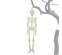 Decorazioni Scheletro Halloween - Ossa del Teschio che Brillano al Buio da 150 cm | Decorazioni Scheletro Appendibili per Halloween | Per Feste Bar Cortile Muro Casa Stregata Esterno Cimitero Albero