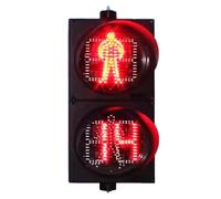 Decorazioni Semaforiche, Timer Dinamici For Il Conto Alla Rovescia Dei Semafori Agli Incroci E Semafori Impermeabili IP53 Con Tendine Parasole(Dynamic pedestrian countdown 400)