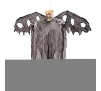Decorazioni spaventose per Halloween all'aperto, fantasma scheletro appendibile di Halloween con occhi luminosi per la decorazione dell'ingresso della casa infestata | Casa infestata Escape Rooms