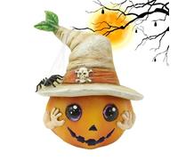 decorazioni spettrali del jack o della lanterna, di all'aperto | Statua di del cappello in resina, decorazione del portico autunnale, decorazione della casa di campagna per la fie