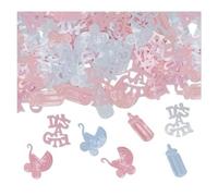 DECORAZIONI TAVOLO Confetti Coriandoli Rosa Addobbi NASCITA Battesimo Bimba