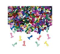 DECORAZIONI TAVOLO numero 1 Confetti Coriandoli Addobbi 1 anno compleanno
