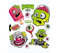 Decorazioni termoadesive Zombie Halloween