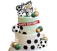 decorazioni torta calcio calciatori compleanno per uomini tema sportivo accessori festa