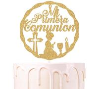 Decorazioni Torta Comunione, Decorazioni Torta Prima Comunione, Decorazioni Torta Battesimo, Cake Topper Croce, per la Decorazione di Battesimi, Prime Comunioni, Compleanni (C)
