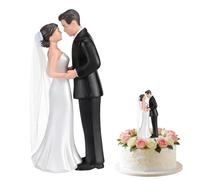 Decorazioni Torta Matrimonio,Coppia di Sposi Statuina Sposi per Torta Nuziale,Matrimonio, Proposta Cake Topper Sposi