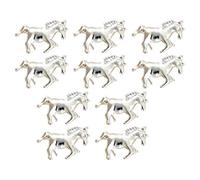 Decorazioni Unghie,10 Pezzi Charm A Forma Di Cavallo 3D In Metallo Per Bellezza | Per Il Design Delle Unghie,Per Ragazze Donne Adolescenti Madri Salon Casa Festa Halloween Matrimonio Inverno