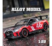 Decorazioni uniche per la console centrale dell'auto, modello di auto in lega GTR, ornamenti divertenti di fascia alta, modello in lega squisita, regalo di compleanno