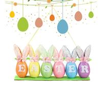 Decorazioni Uova Di Pasqua Orecchie Da Coniglietto Primavera Festa
