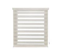 Decorblind | Tenda avvolgibile a doppio strato, senza attrezzi e senza trapano, misura della tenda: 110 x 130 cm larghezza x lunghezza/misura del tessuto: 107 x 125 - Tenda notte e giorno, colore