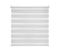Decorblind | Tenda avvolgibile doppio strato, notte e giorno, installazione a parete o soffitto, misura: 120 x 250 - colore grigio, notte e giorno