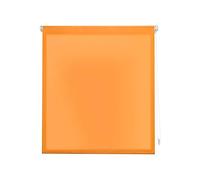 Decorblind | Tenda avvolgibile EasyFix traslucida senza attrezzi e senza trapano, misura della tenda: 140 x 180 x 137 x 175 - Tenda a rullo colore arancione liscio, tende per finestre