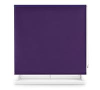 Decorblind Tenda avvolgibile oscurante termica, dimensioni: 140 x 175 cm larghezza x lunghezza/misura telo 137 x 170 cm, colore viola, facile installazione a parete o soffitto