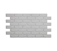 Decoresin Pannello Finto Mattone Ricostruito in Polistirolo Resinato (Grigio)