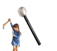 Decorhome Accessorio per microfono glitterato, accessorio per microfono per bambini, Microfono finto per feste per bambini, Costume di scena con comoda impugnatura per sfilate di moda a tema rock,