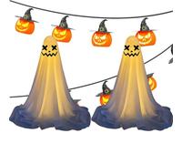 Decorhome Fantasmi luminosi di Halloween | Illumina fantasmi in piedi di Halloween, struttura di supporto in metallo per feste di Halloween, case infestate, carnevali del campus, stanze, cortili