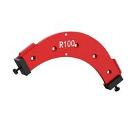 Decorhome Modelli di fresatrice per jig per angoli, modello di jig per raggio,Modelli di router in lega di alluminio - Dima di Fresatura Dime Raggio di Alta Precisione per la Lavorazione Artigianale