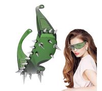 Decorhome Occhiali da sole steampunk da uomo, occhiali da sole punk | Occhiali da sole unici per viaggi, occhiali punk, occhiali da sole strani per uomini e donne