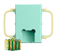 Decorhome Porta buste per alimenti, porta buste senza spremere,Supporti per contenitori per succhi di frutta - Porta sacchetto per frutta senza spremere, supporto per scatola del latte, contenitore