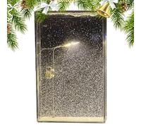 Decorhome Snow Night Light - Lampada Da Comodino | Lampada Da Notte Innevata Artigianale | Lampioni Notturni Per Ragazze Di Arti Decorative | Luce Notturna Fatta A Mano Con Scena Di Neve Invernale | R