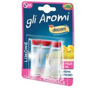 Decorì Aroma Limone per Dolci, Aroma Intenso, Ideale per Dolci e Creme, Confezione da 9 ml (3 fiale da 3 ml)