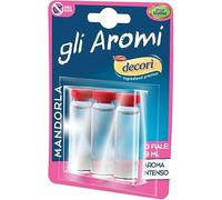 Decorì Aroma Mandorla Amara per Dolci, Aroma Intenso, Ideale per Dolci e Creme, Confezione da 9 ml (3 fiale da 3 ml) (10 pezzi)